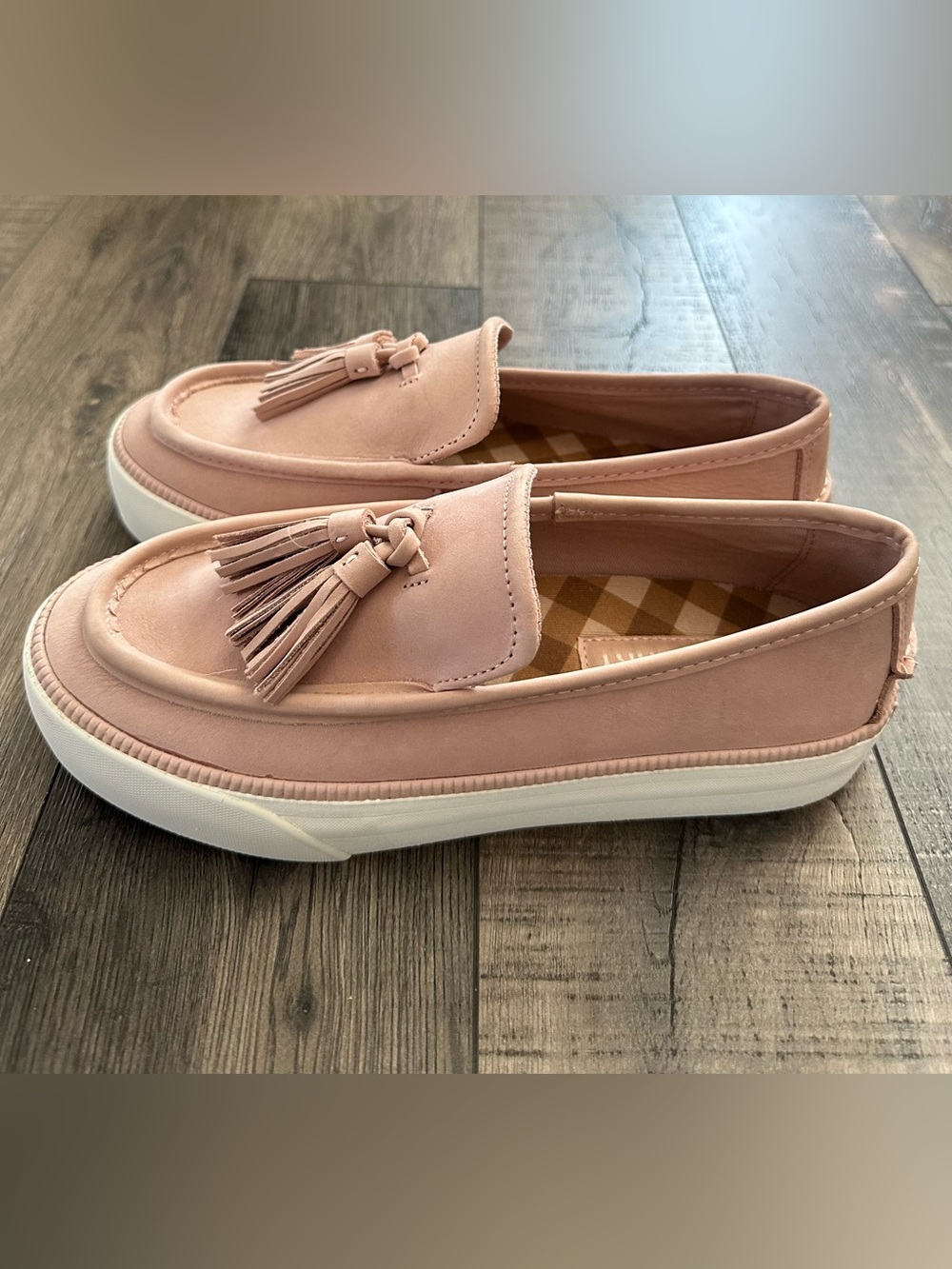 Sperry Sea Sailor Platform Sneakers Rose Leather Women’s Size 7